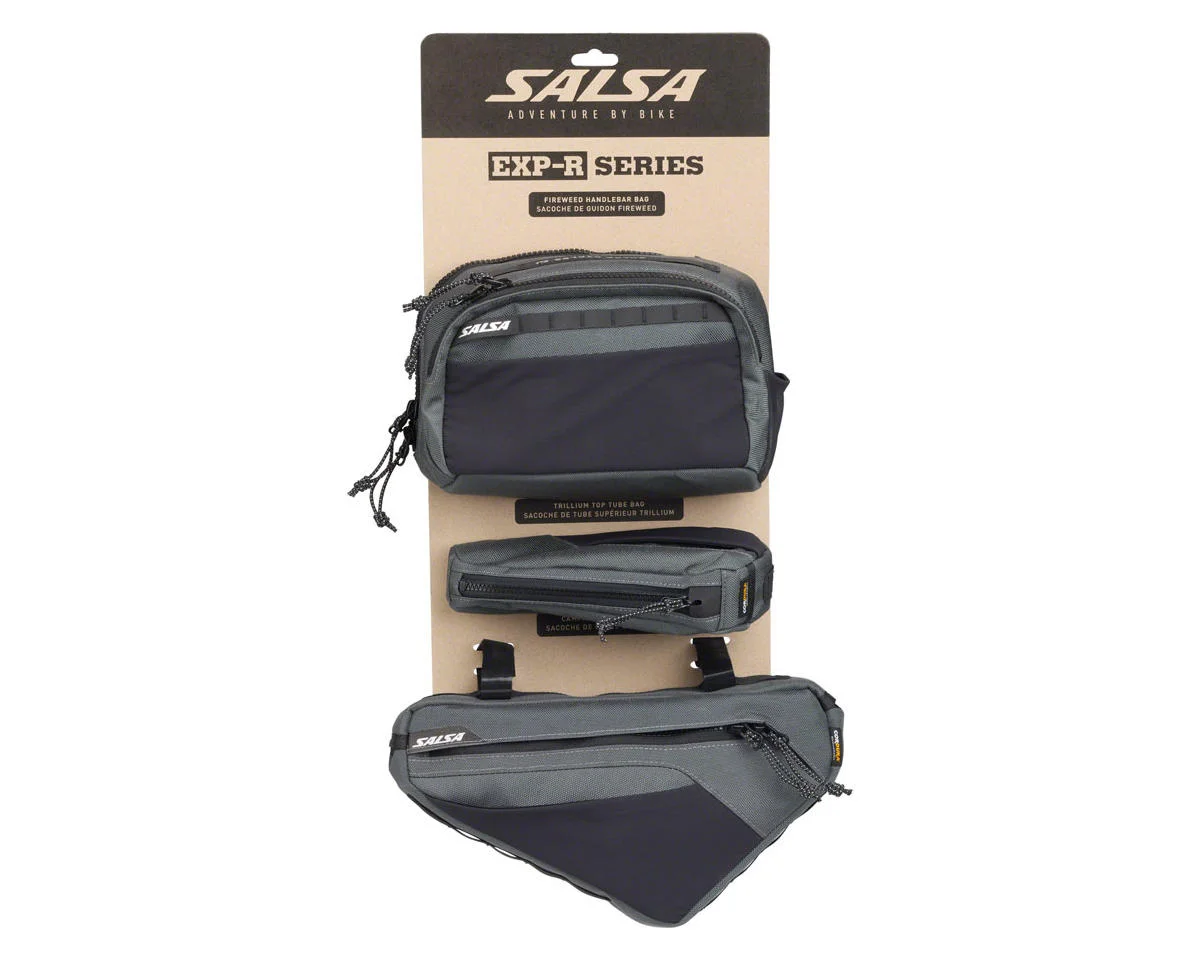 Salsa EXP-R Series Bag Bundle (Frame Bag, Handlebar Bag, & Top Tube Bag)
